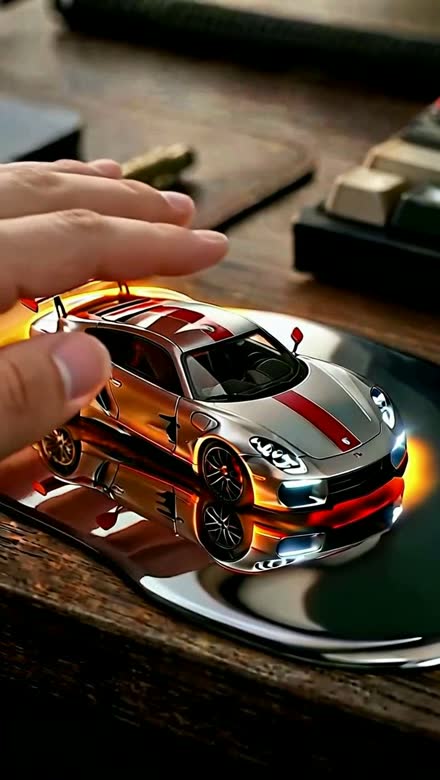 A previous build using the Liquid Chrome Cube → Supercar format