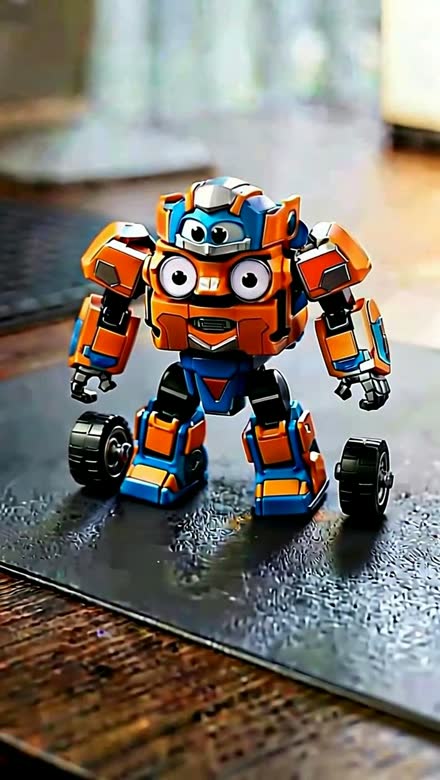 A previous build using the Squish Cube → Robot format